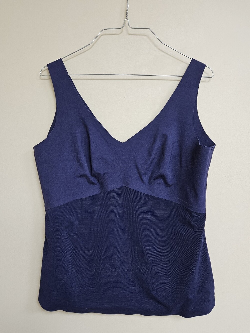 Honeylove Liftwear Tank Built-in Shapewear Navy Blue Sleeveless Size 1X